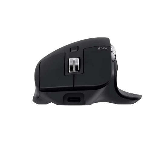 تصویر  ماوس بی‌سیم لاجیتک مدل MX MASTER 3S با حسگر Darkfield، دارای 7 کلید، دارای کلید روشن و خاموش، رابط دانگل USB، باتری قابل شارژ با ظرفیت 500 میلی‌آمپر ساعت، دقت 8000 DPI، فرکانس 2.4 گیگاهرتز